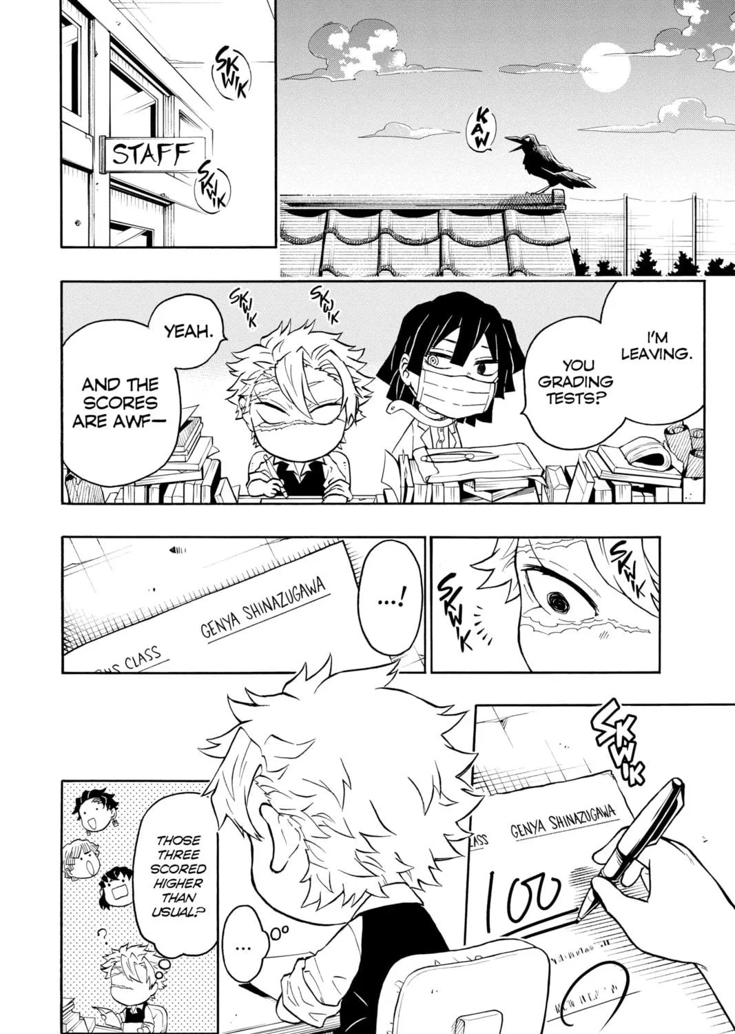Read Demon Slayer: Kimetsu Academy chapter 8 image 52 on Lezhin