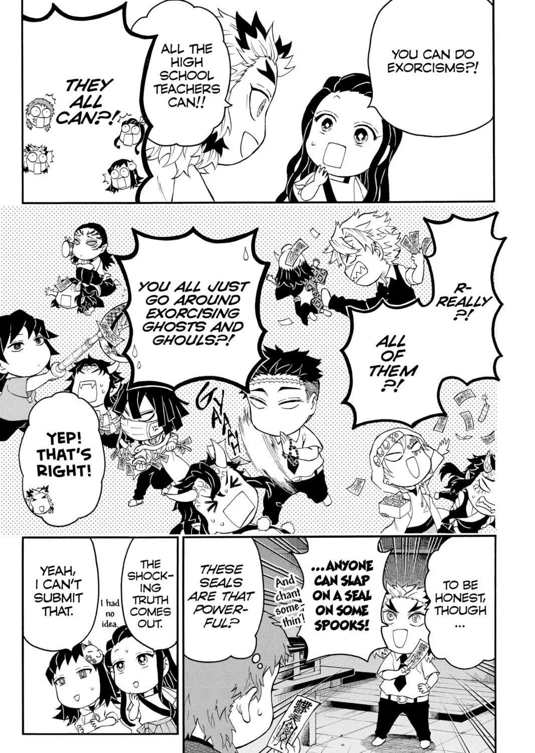 Read Demon Slayer: Kimetsu Academy chapter 9 image 54 on Lezhin