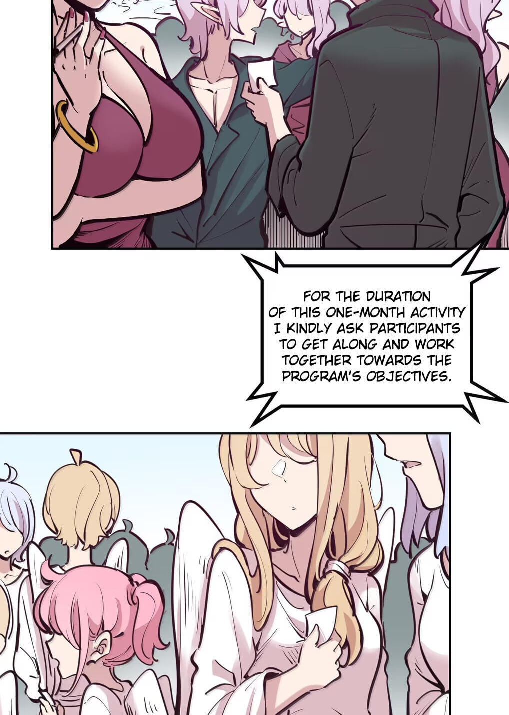 Demon X Angel, Can't Get Along! (Colored) Chapter 136.1 page 3 - 