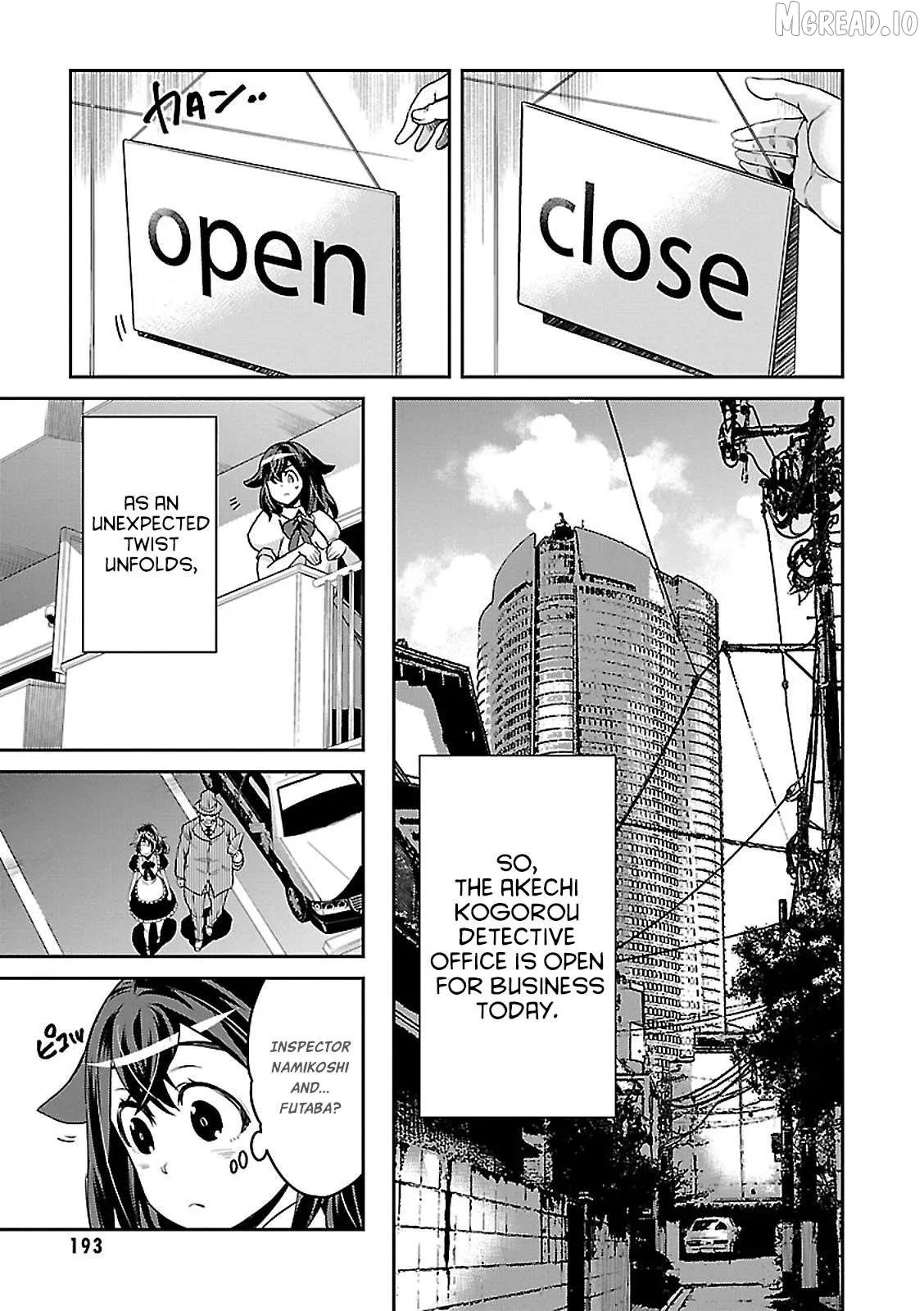 Detective Akechi in a frenzy. Chapter 4 page 34 - 