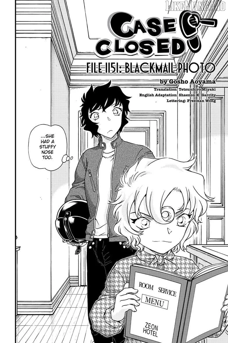 Read Detective Conan chapter 1151 image 3 on Lezhin
