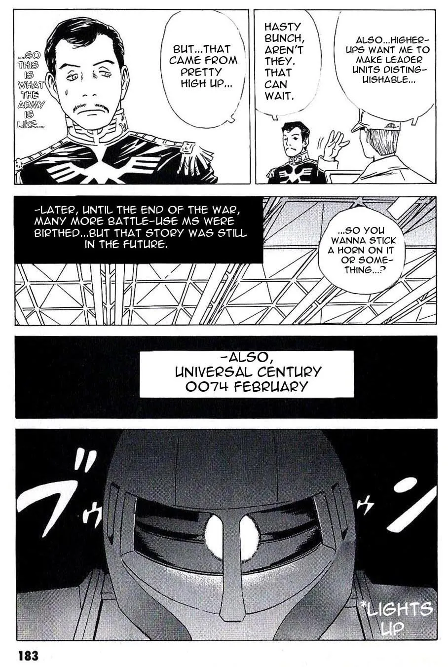 Developers: Mobile Suit Gundam Before One Year War Chapter 11 page 13 - 