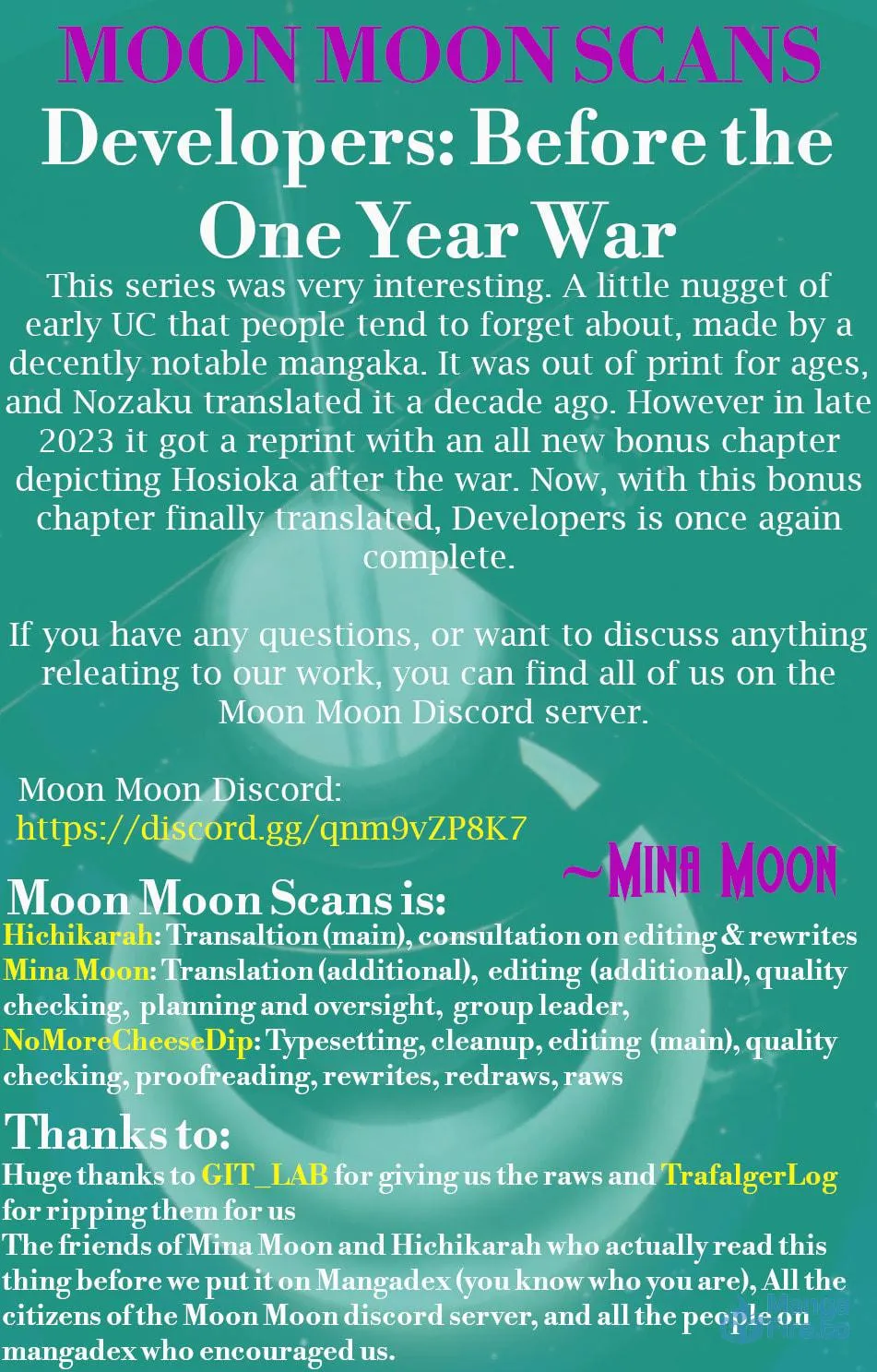Developers: Mobile Suit Gundam Before One Year War Chapter 12 page 71 - 