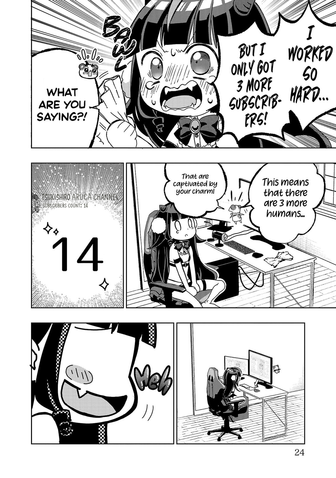 Devituber!! ~Tsukishiro Arca wa Vtuber de Maou wo Mezasu!~ Chapter 1 page 26 - 