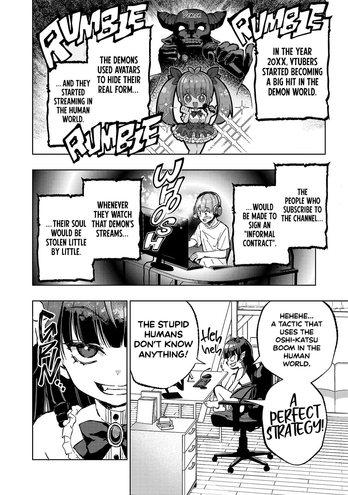 Devituber!! ~Tsukishiro Arca wa Vtuber de Maou wo Mezasu!~ Chapter 1 page 8 - 