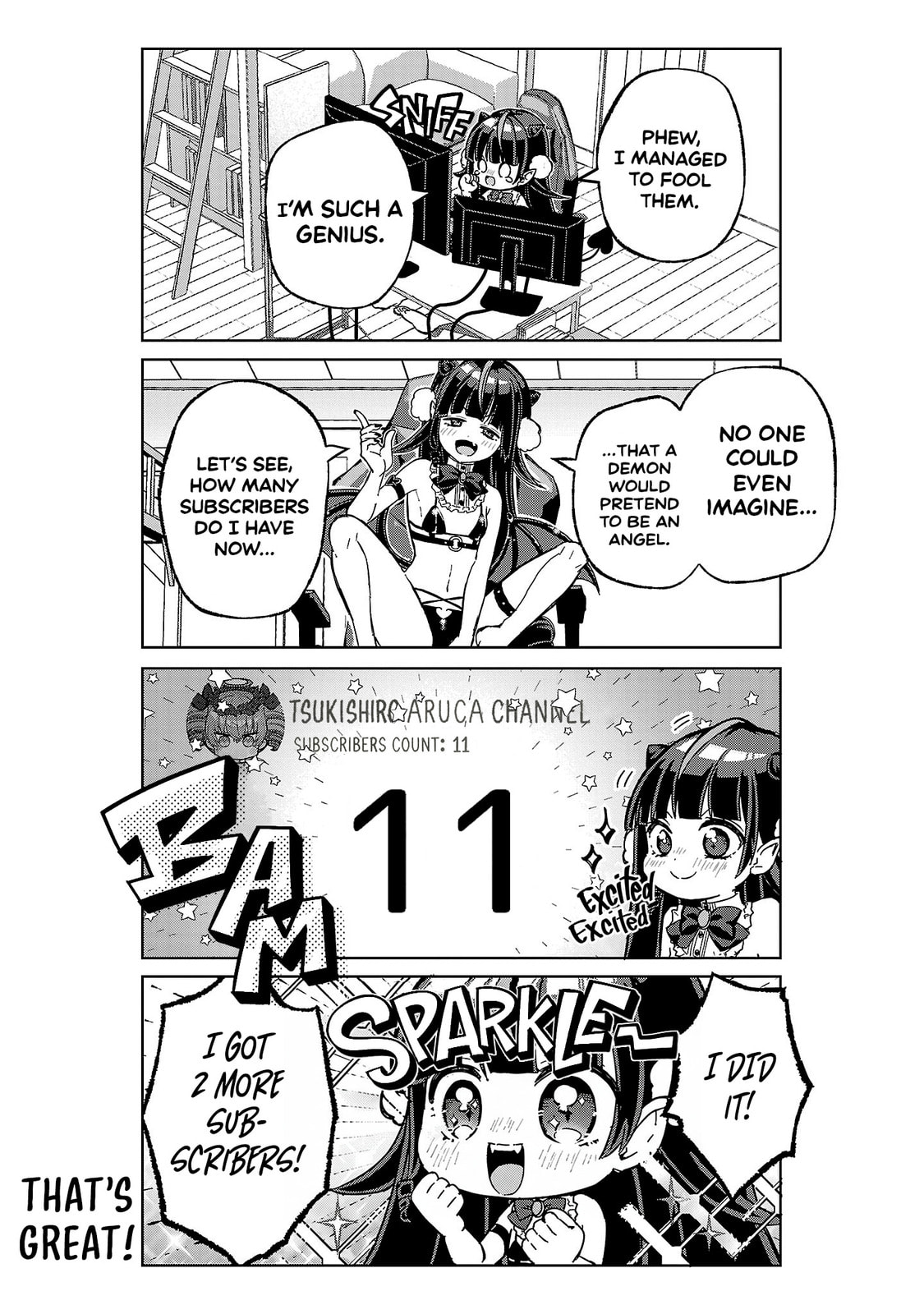 Devituber!! ~Tsukishiro Arca wa Vtuber de Maou wo Mezasu!~ Chapter 1 page 10 - 