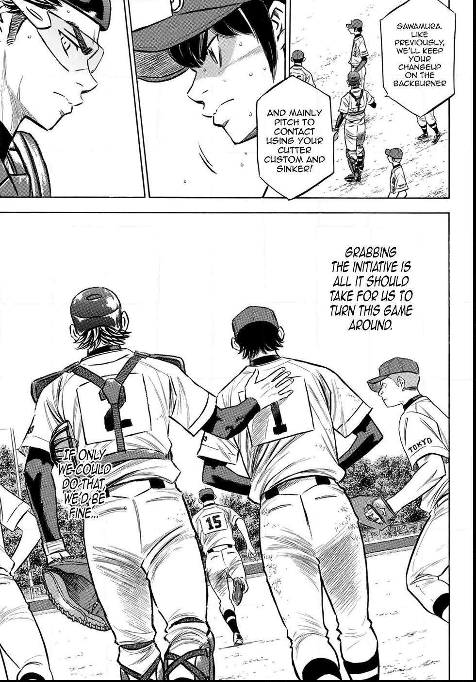 Read Diamond no Ace Act 2 chapter 153 image 14 on Lezhin
