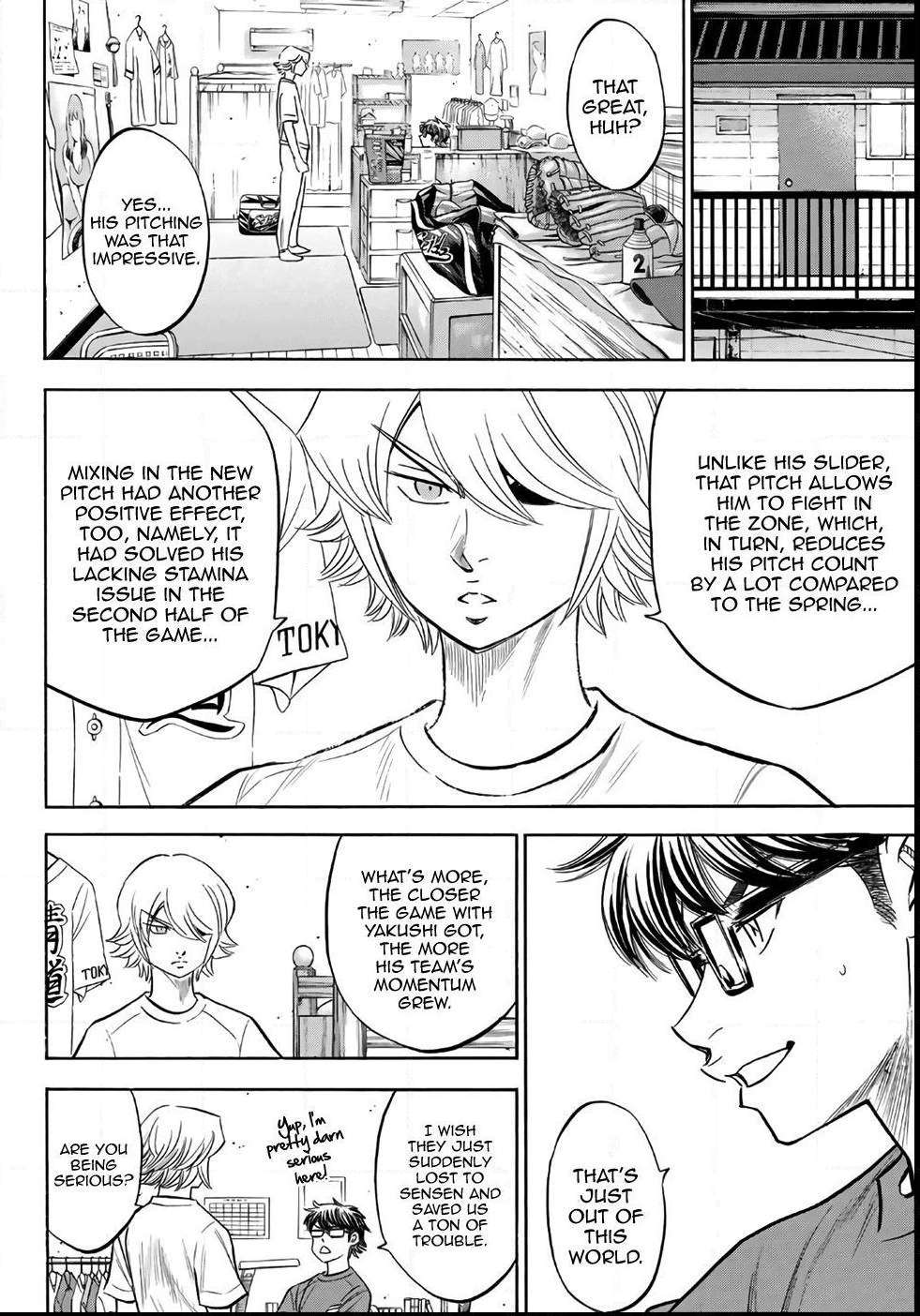 Read Diamond no Ace Act 2 chapter 188 image 15 on Lezhin