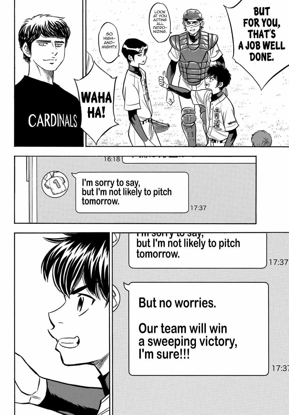 Read Diamond no Ace Act 2 chapter 206 image 5 on Lezhin