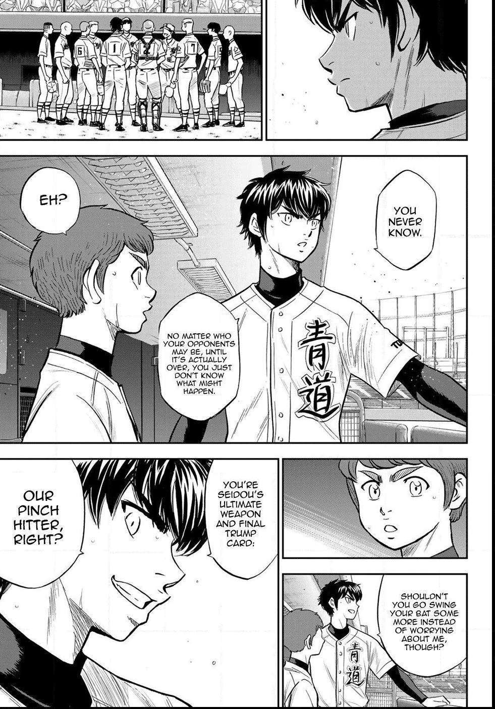 Read Diamond no Ace Act 2 chapter 215 image 16 on Lezhin