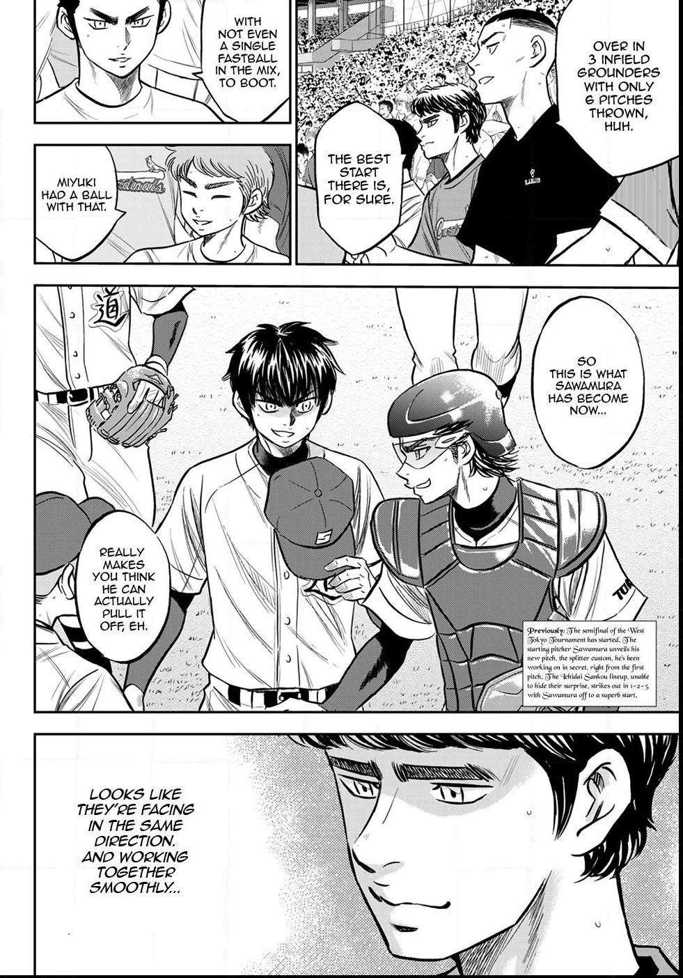 Read Diamond no Ace Act 2 chapter 226 image 1 on Lezhin