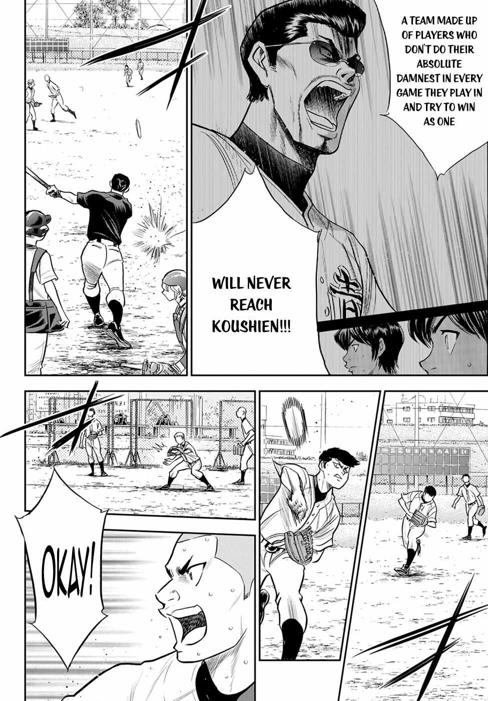 Read Diamond no Ace Act 2 chapter 261 image 6 on Lezhin