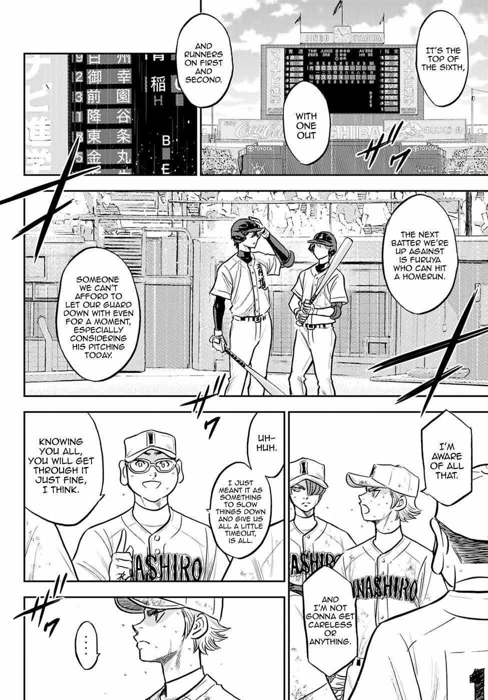Read Diamond no Ace Act 2 chapter 283 image 11 on Lezhin
