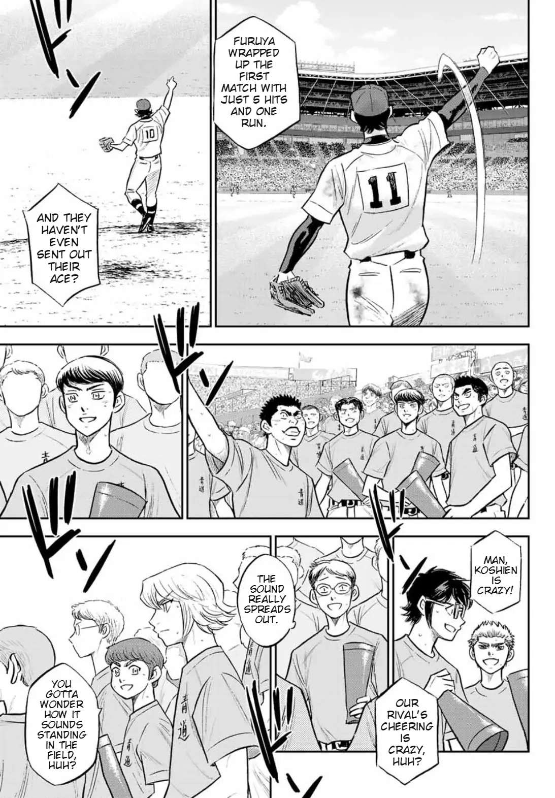 Read Diamond no Ace Act 2 chapter 308 image 11 on Lezhin