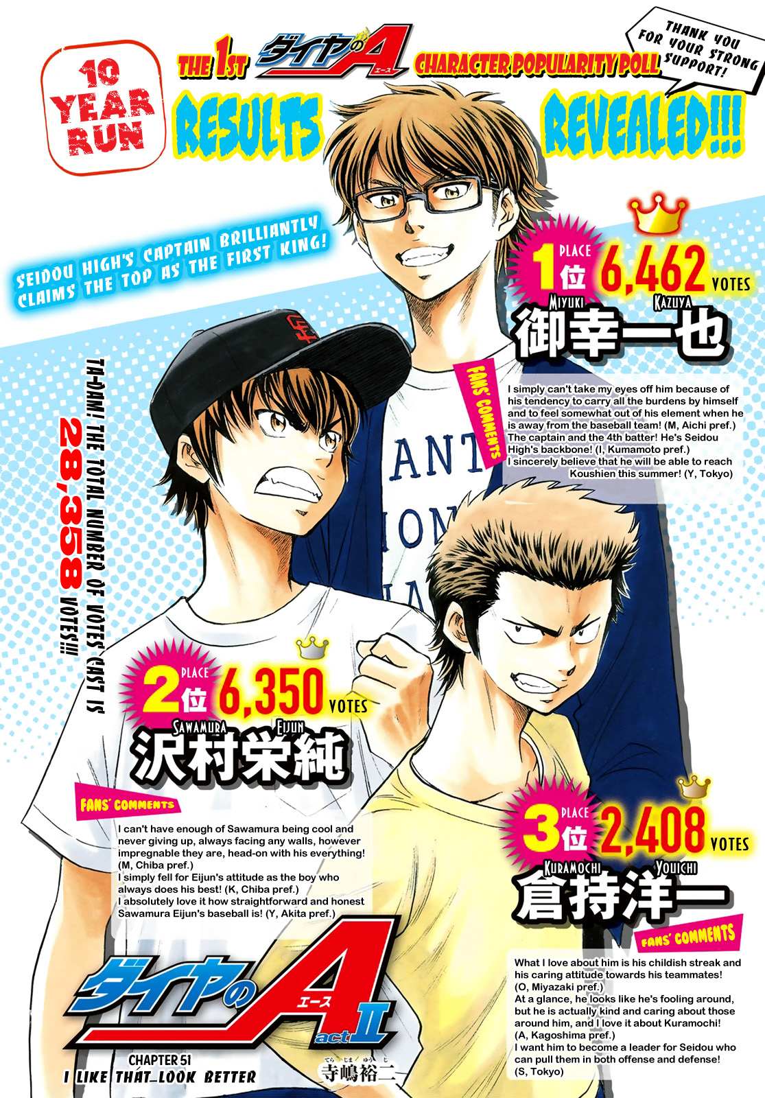 Read Diamond no Ace Act 2 chapter 51 image 1 on Lezhin