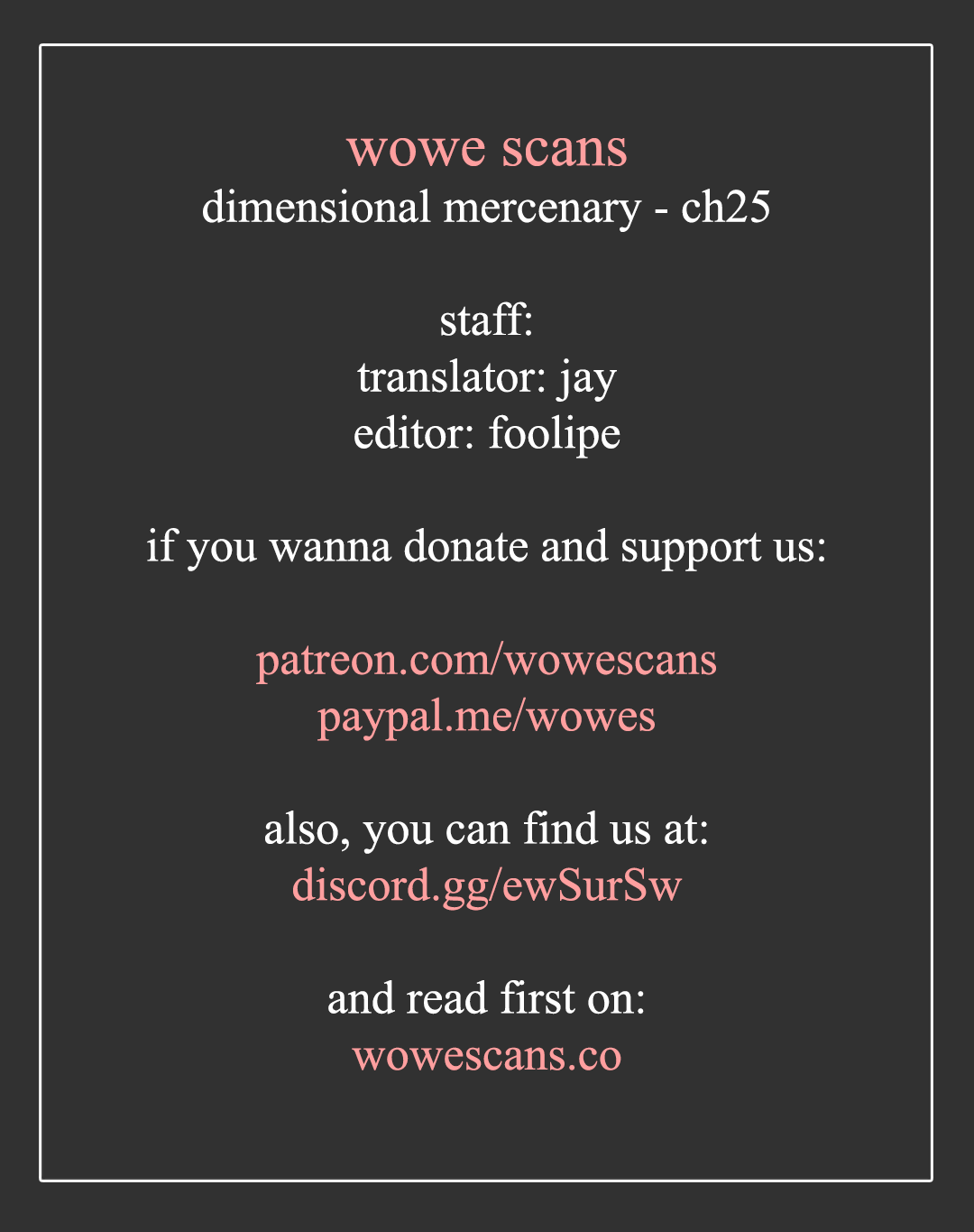 Read Dimensional Mercenary ( Other World Warrior ) chapter 25 image 0 on Lezhin