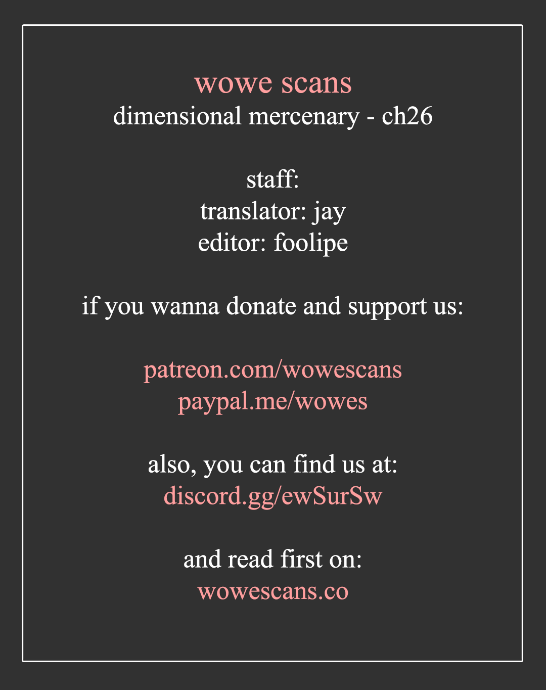 Read Dimensional Mercenary ( Other World Warrior ) chapter 26 image 0 on Lezhin
