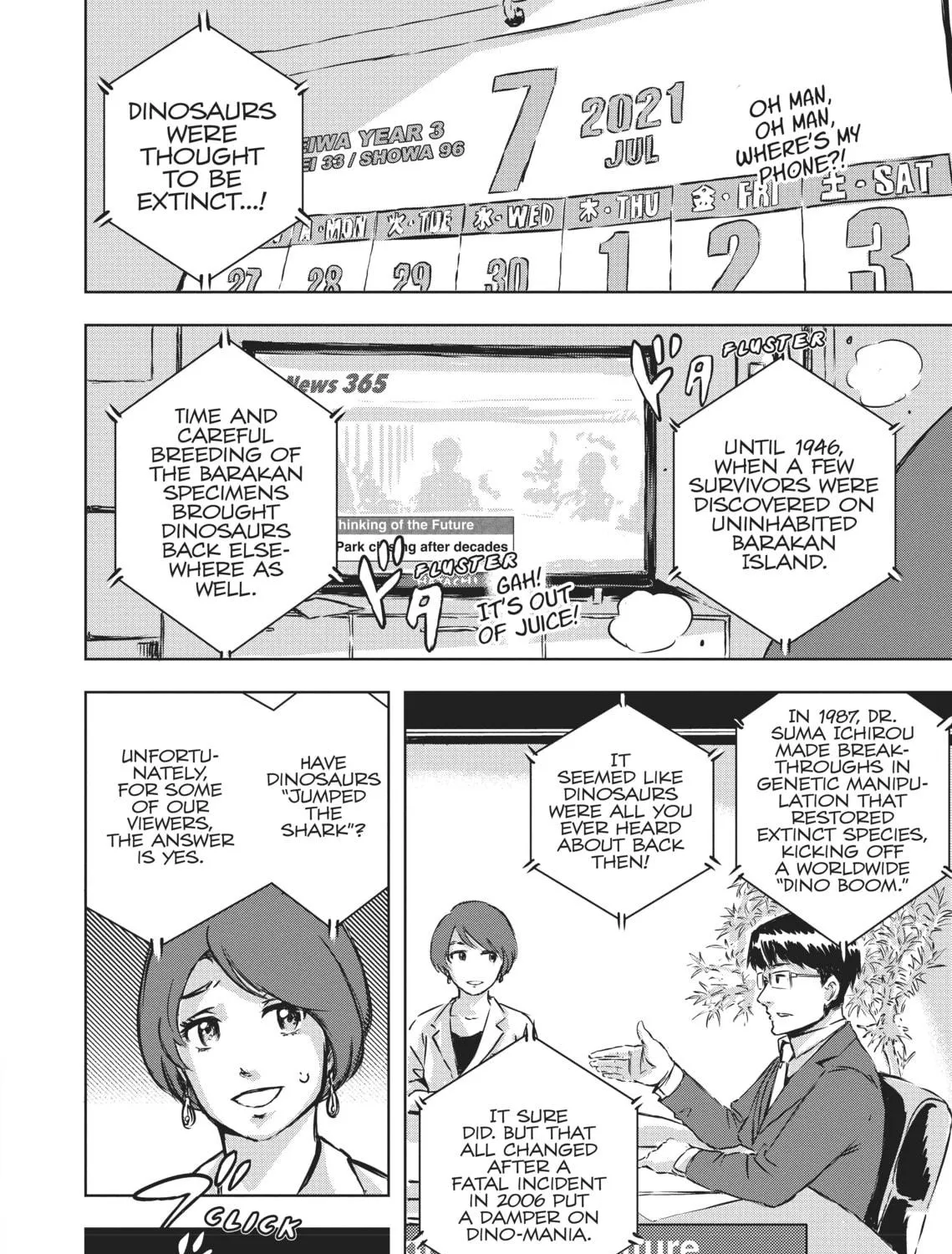 Read Dinosaur Sanctuary chapter 1 image 8 on Lezhin