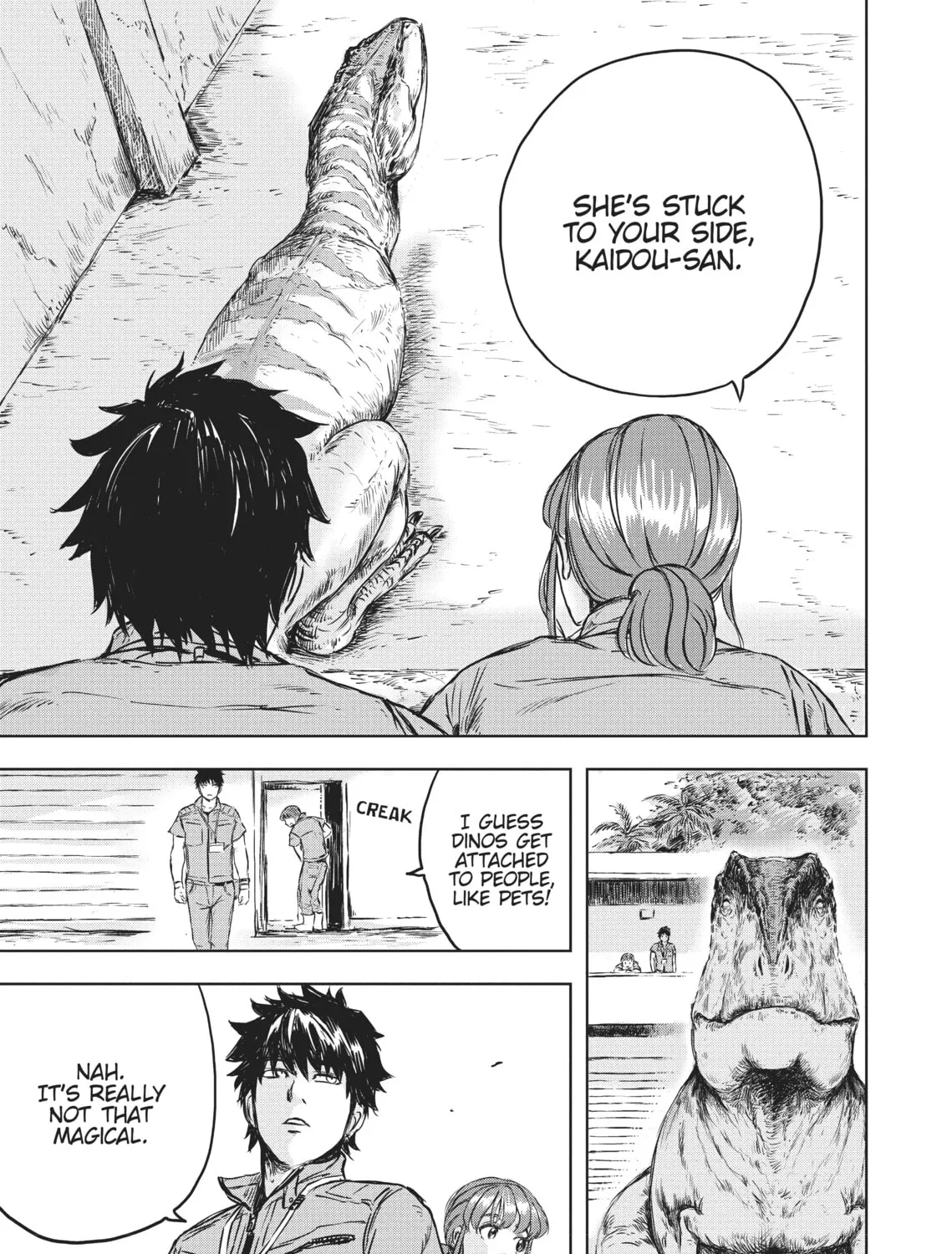 Read Dinosaur Sanctuary chapter 1 image 80 on Lezhin