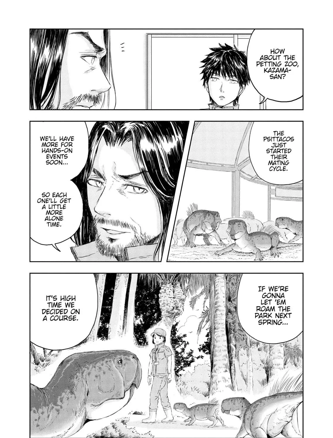 Read Dinosaur Sanctuary chapter 12 image 18 on Lezhin