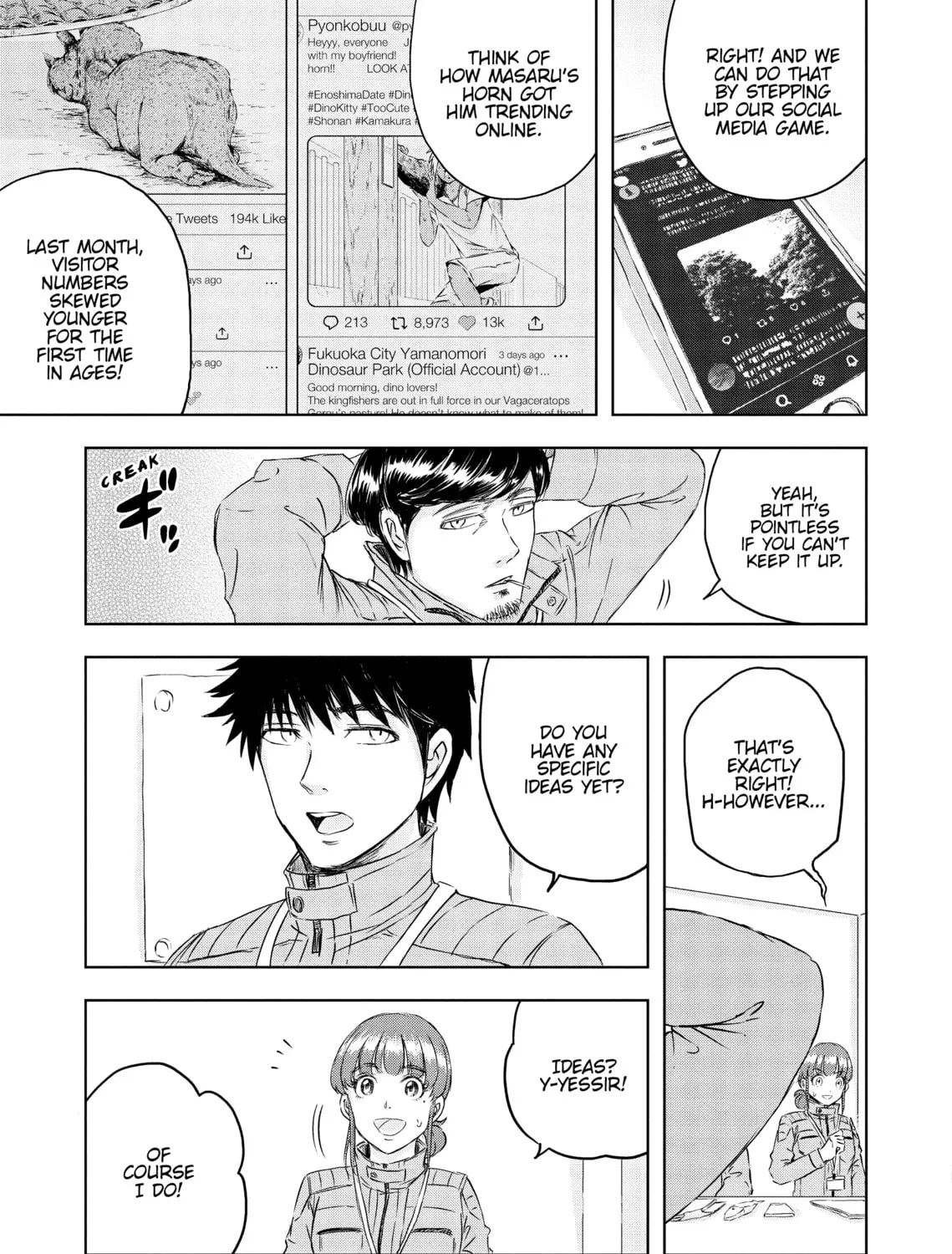 Read Dinosaur Sanctuary chapter 12 image 24 on Lezhin