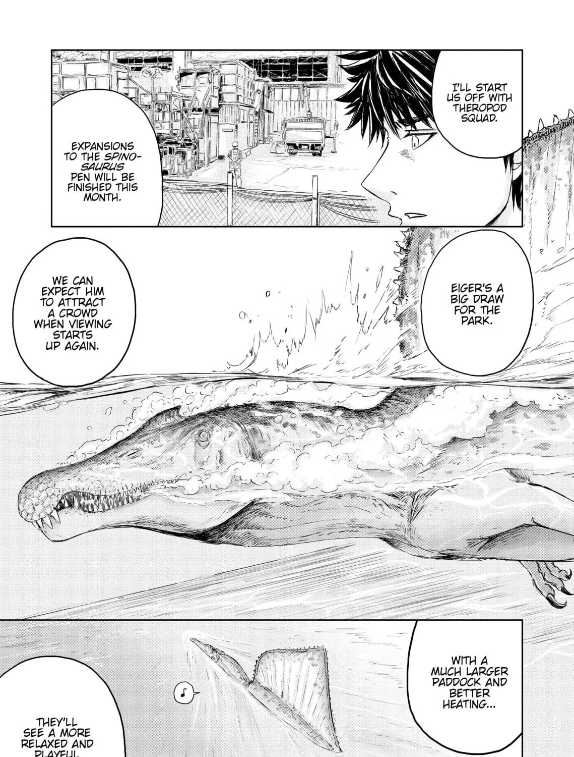Read Dinosaur Sanctuary chapter 12 image 4 on Lezhin