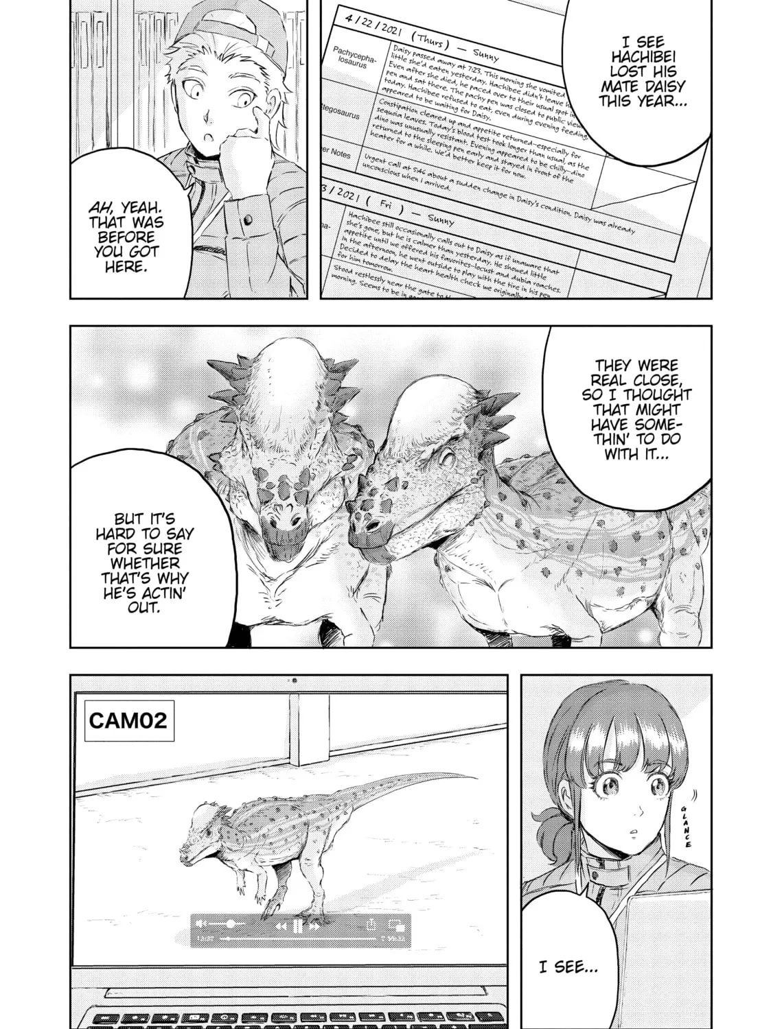 Read Dinosaur Sanctuary chapter 13 image 30 on Lezhin