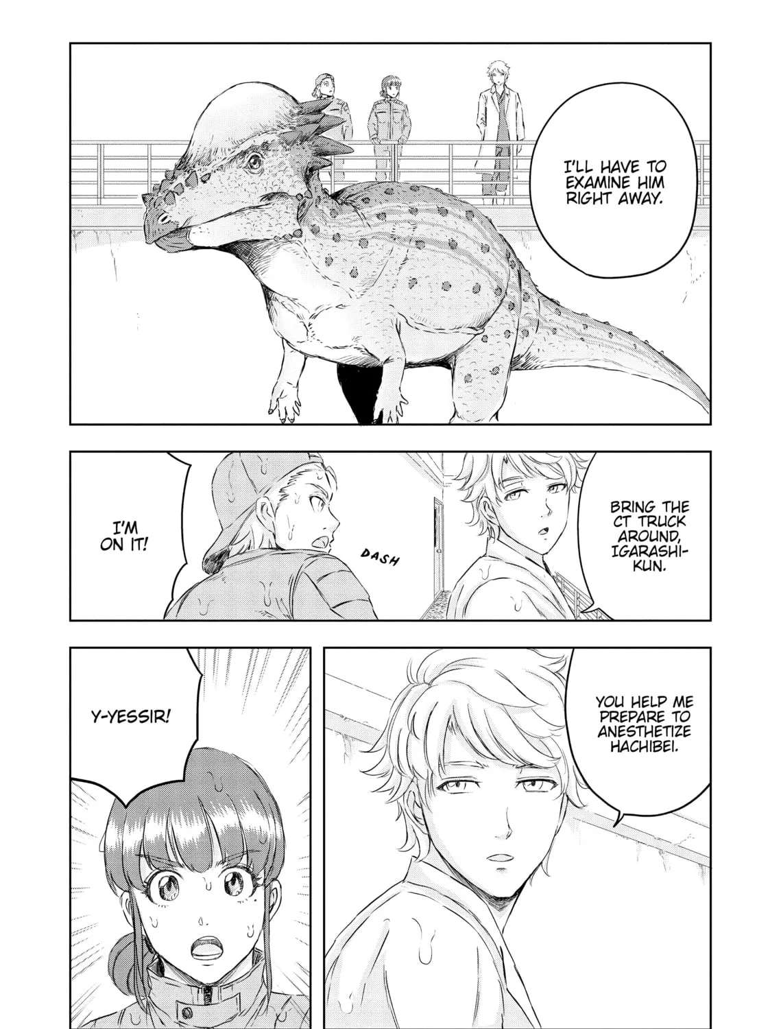 Read Dinosaur Sanctuary chapter 14 image 12 on Lezhin