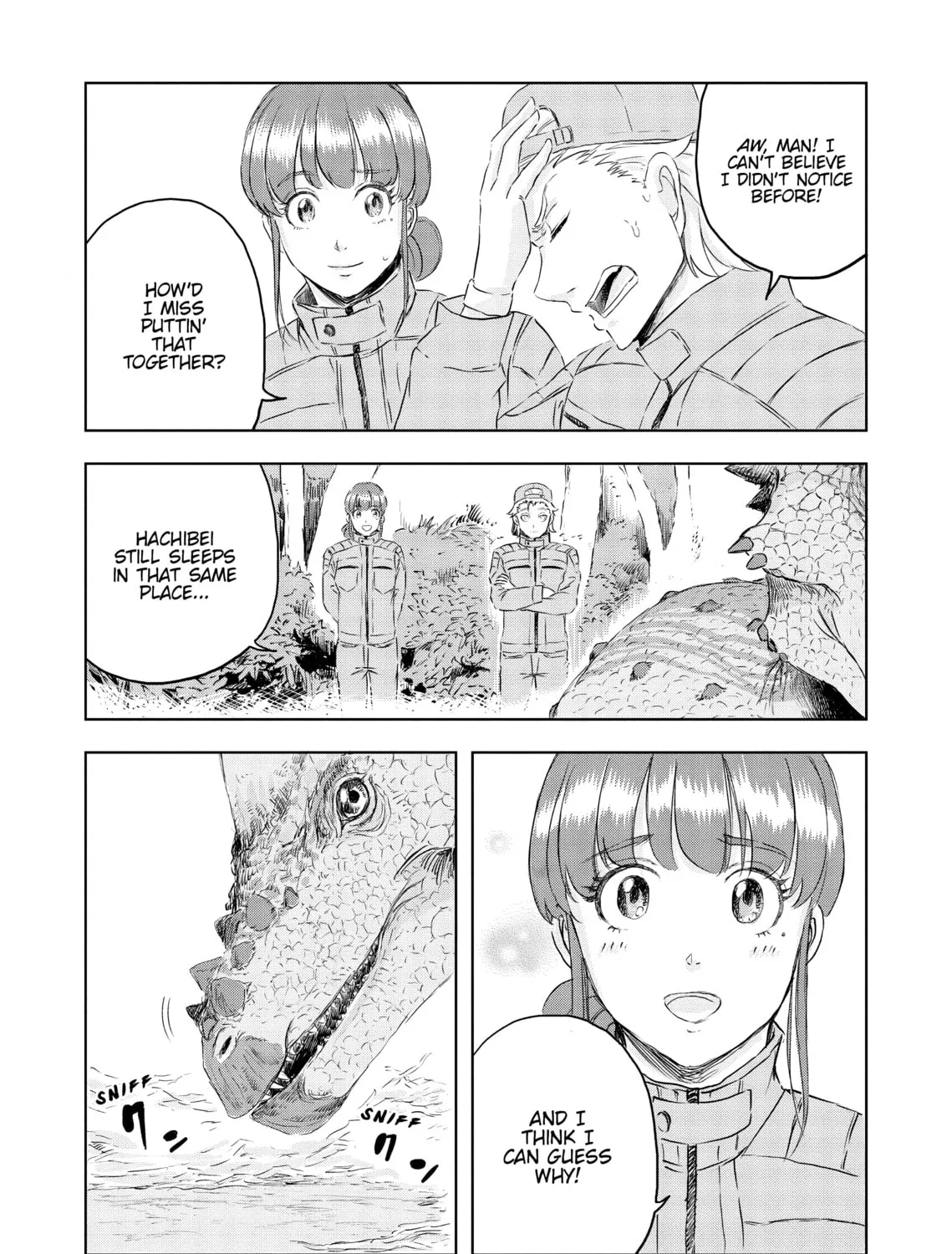 Read Dinosaur Sanctuary chapter 14 image 36 on Lezhin