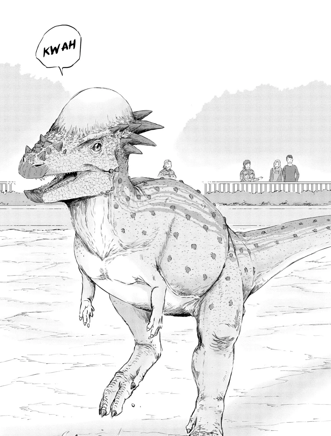 Read Dinosaur Sanctuary chapter 14 image 60 on Lezhin
