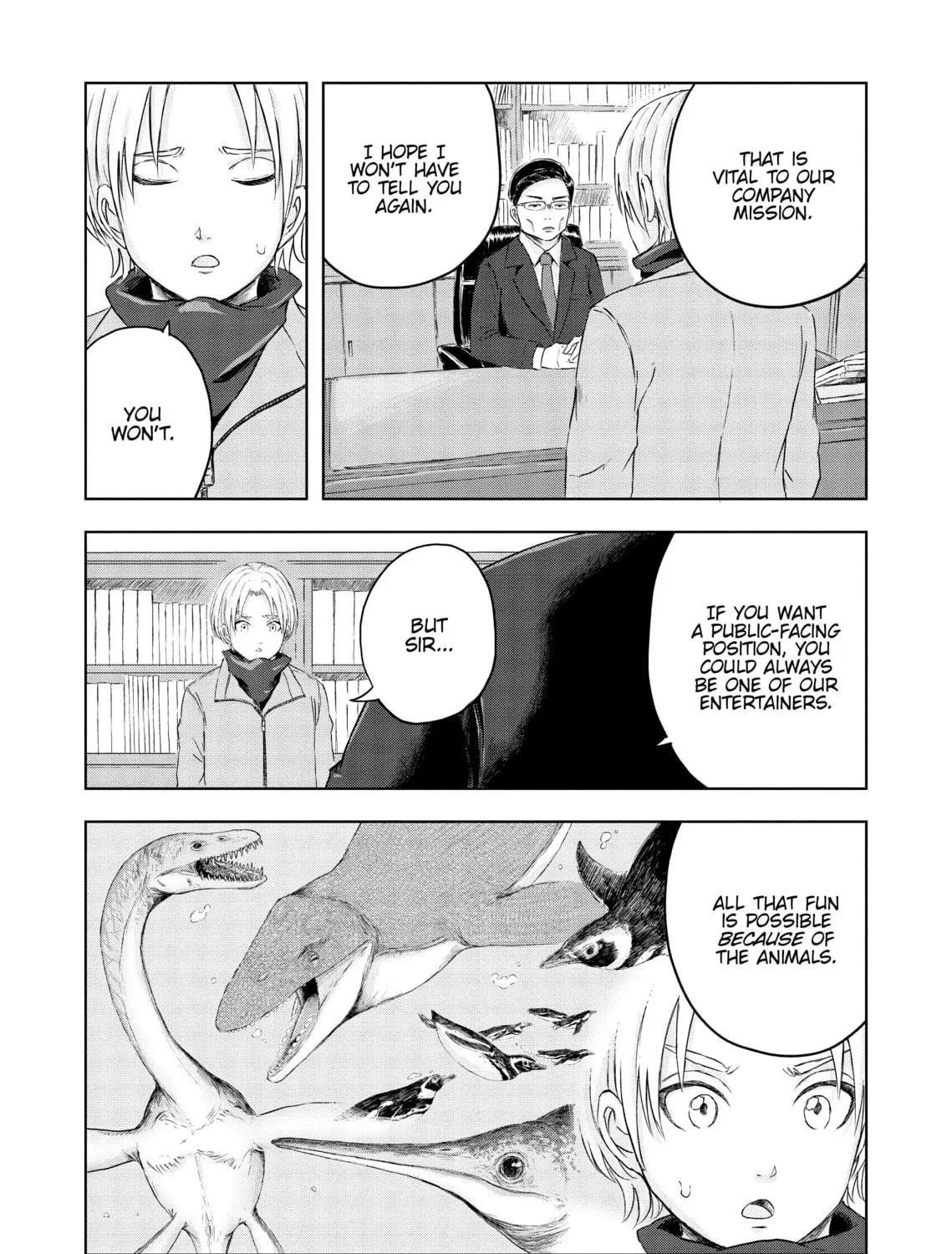 Read Dinosaur Sanctuary chapter 17 image 40 on Lezhin