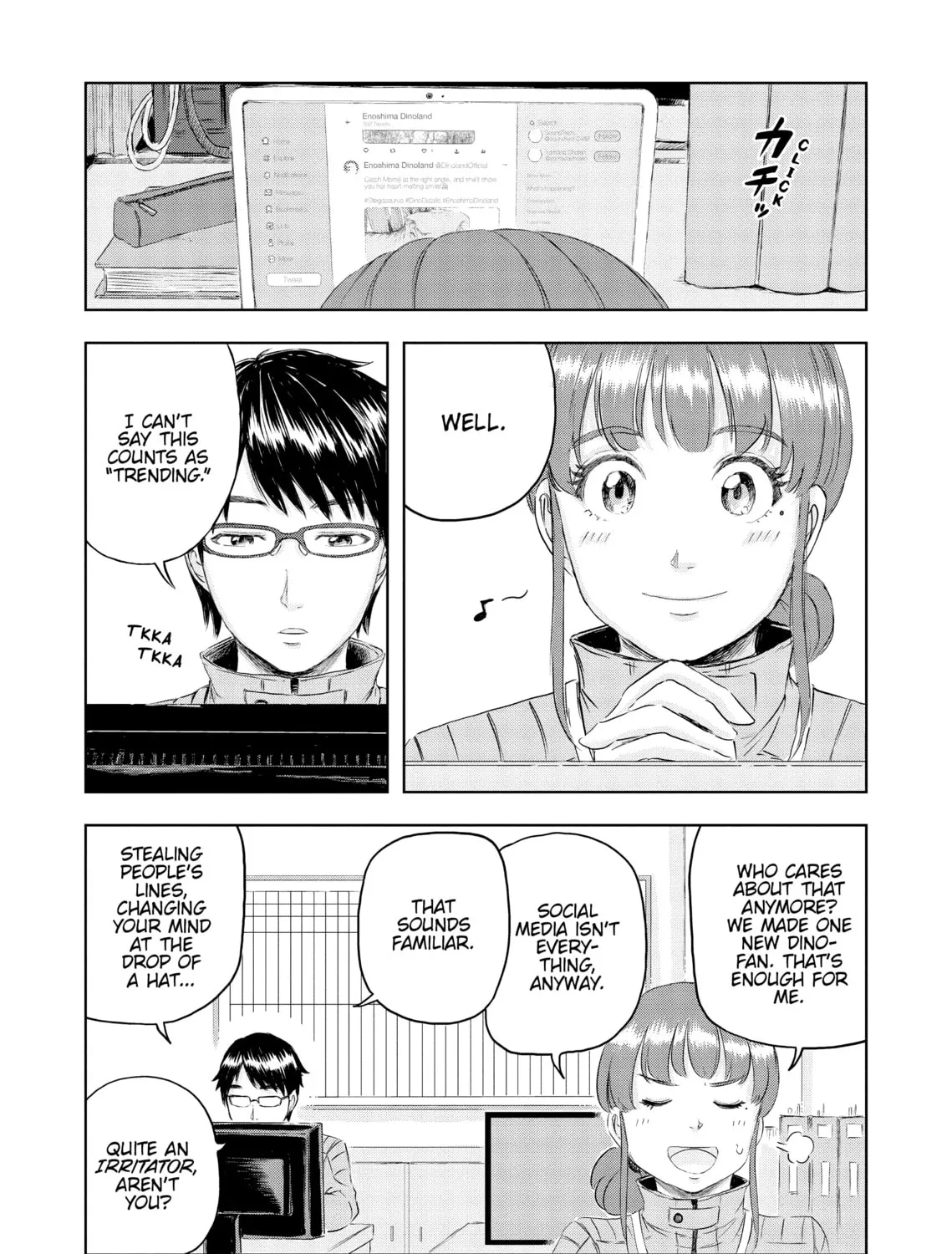 Read Dinosaur Sanctuary chapter 19 image 56 on Lezhin