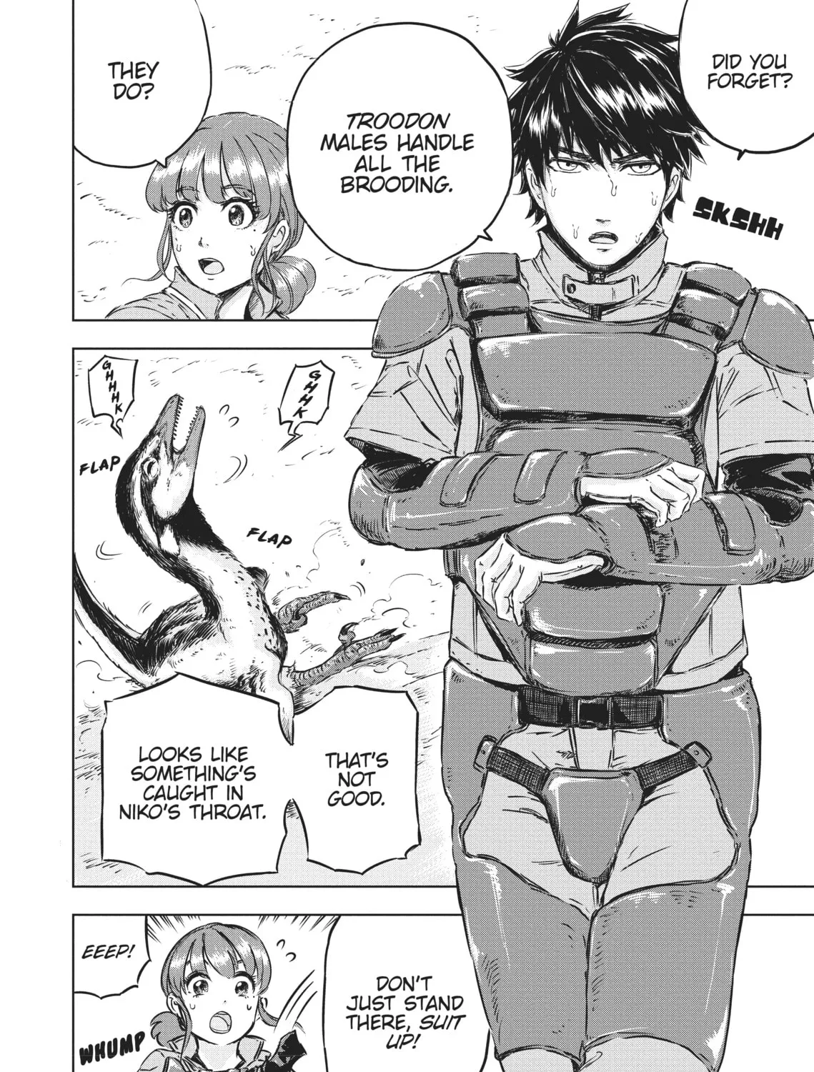Read Dinosaur Sanctuary chapter 2 image 14 on Lezhin