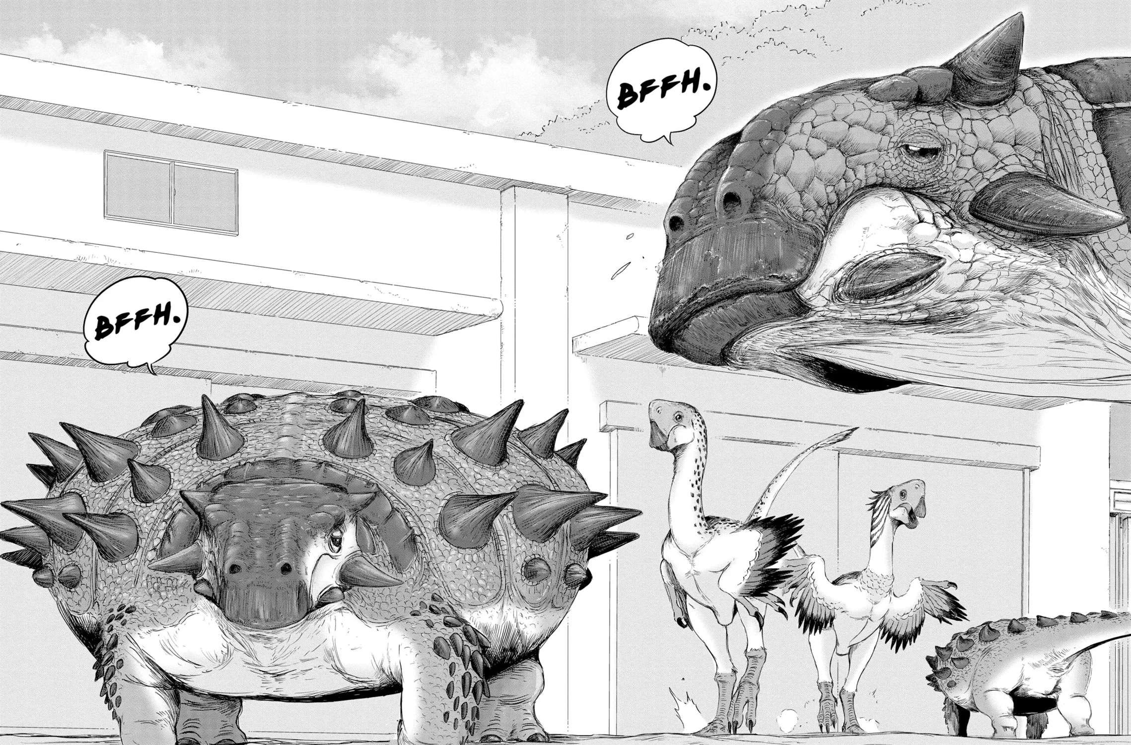 Read Dinosaur Sanctuary chapter 23 image 46 on Lezhin
