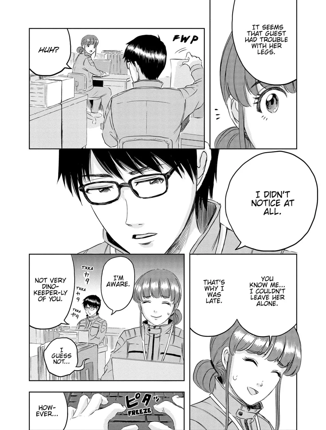 Read Dinosaur Sanctuary chapter 23 image 56 on Lezhin