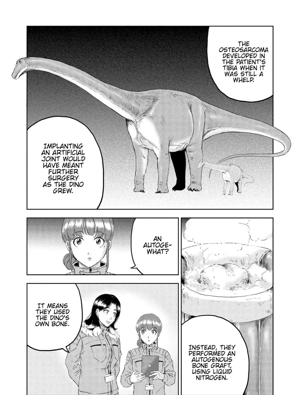 Read Dinosaur Sanctuary chapter 28 image 10 on Lezhin