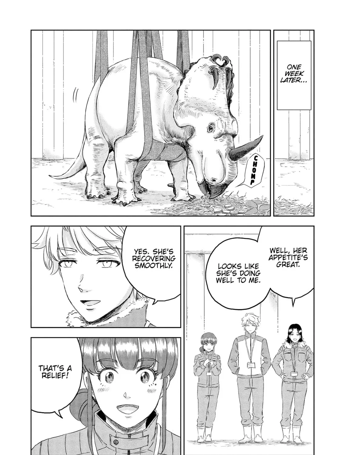 Read Dinosaur Sanctuary chapter 28 image 44 on Lezhin