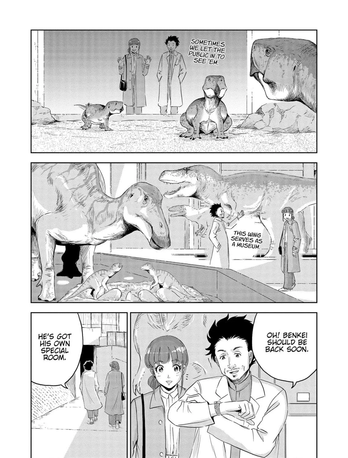 Read Dinosaur Sanctuary chapter 32 image 34 on Lezhin