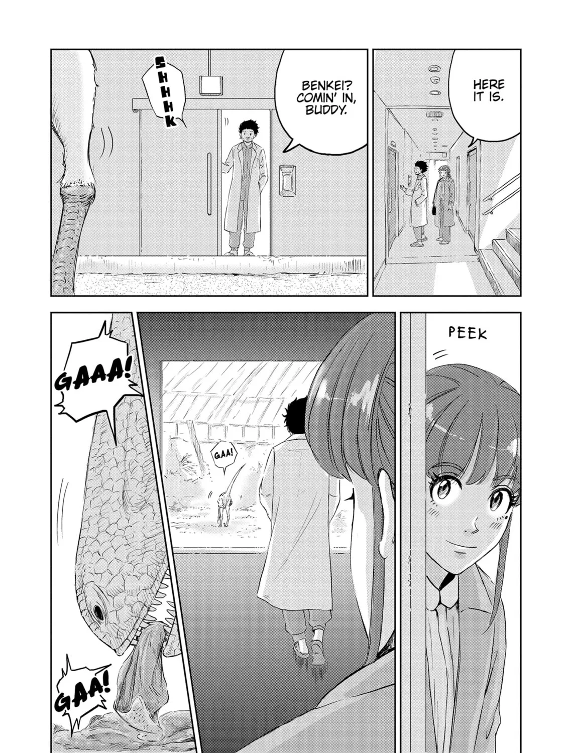 Read Dinosaur Sanctuary chapter 32 image 36 on Lezhin