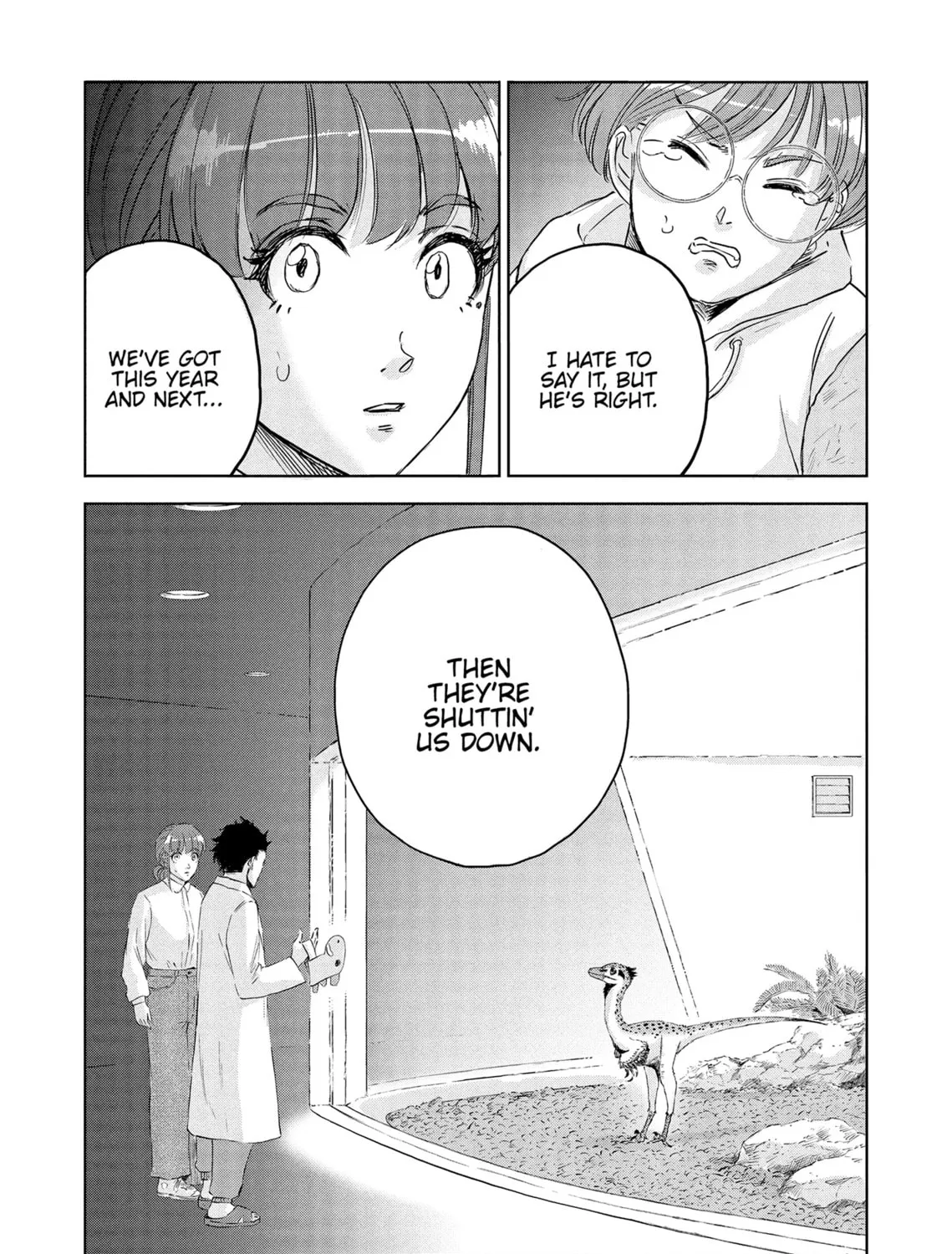 Read Dinosaur Sanctuary chapter 32 image 56 on Lezhin