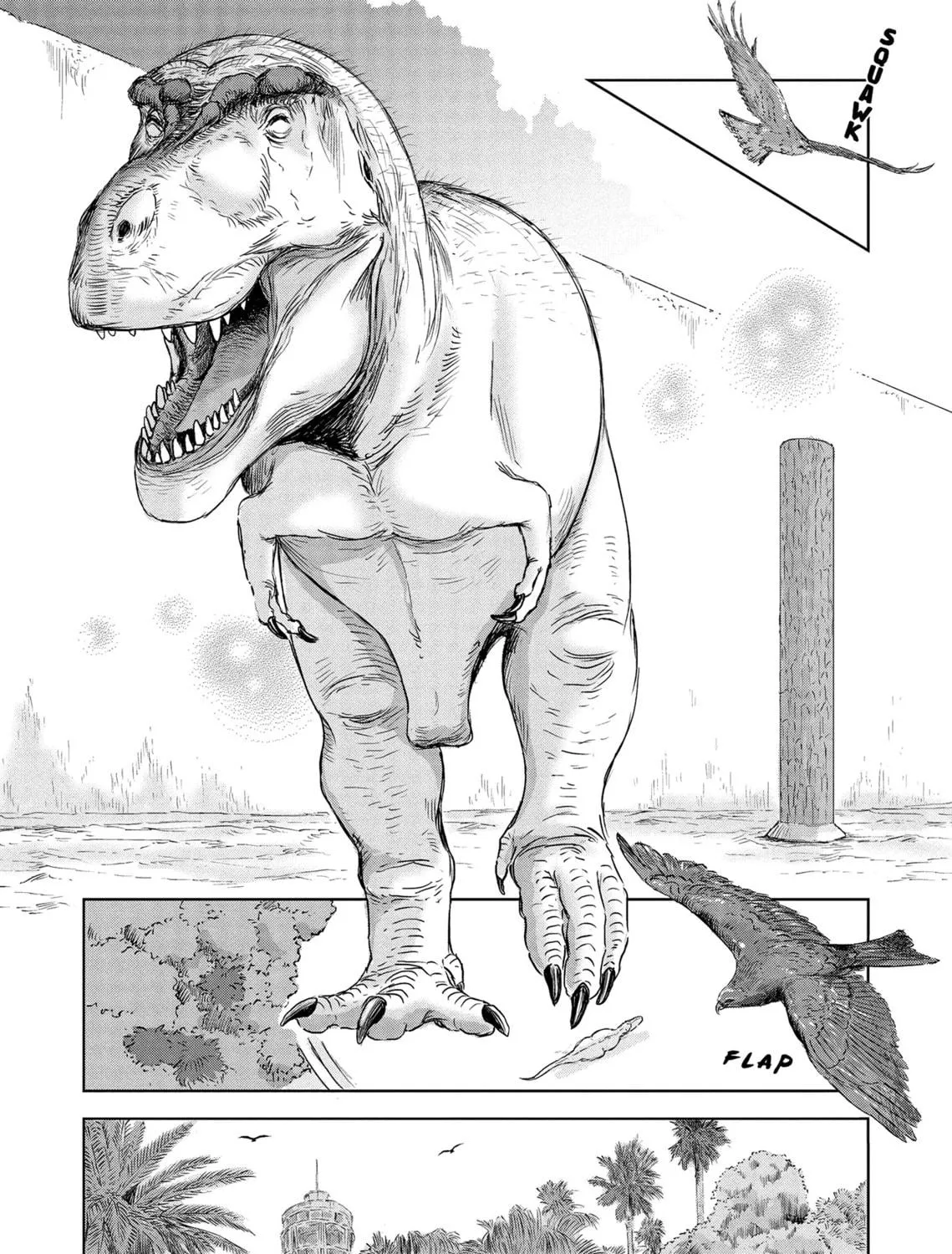 Read Dinosaur Sanctuary chapter 33.5 image 10 on Lezhin