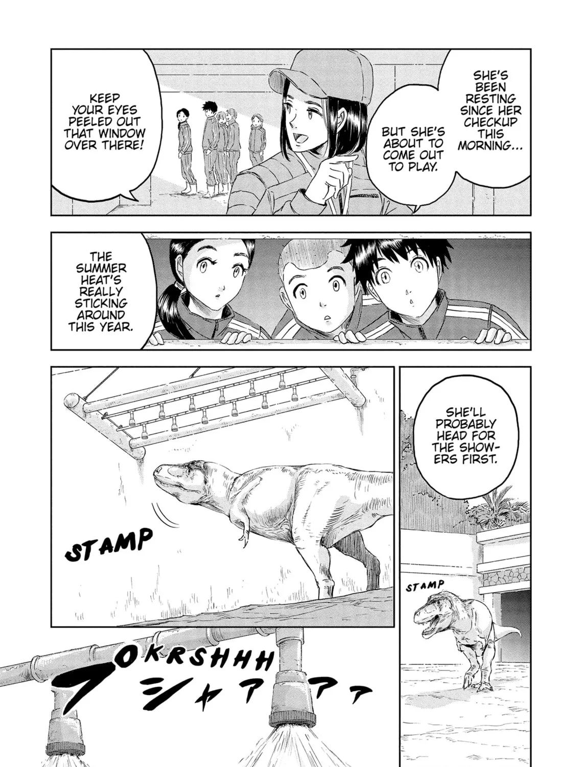 Read Dinosaur Sanctuary chapter 33.5 image 2 on Lezhin