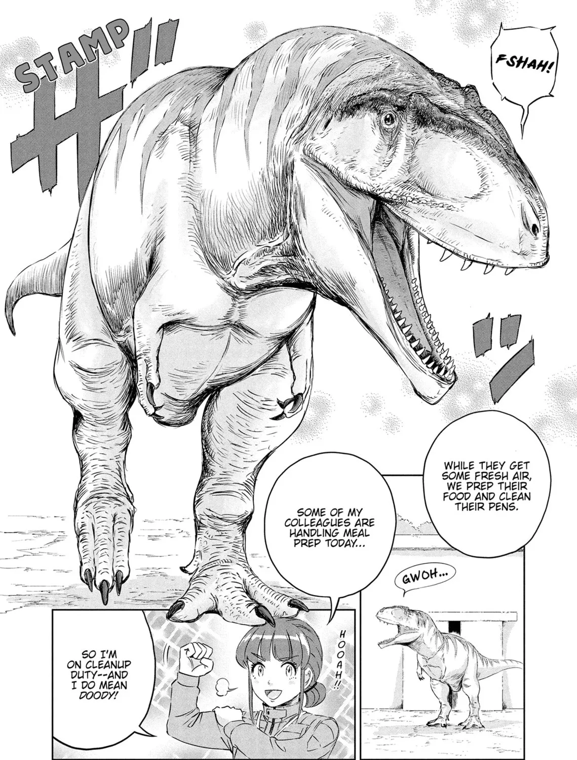 Read Dinosaur Sanctuary chapter 35 image 14 on Lezhin