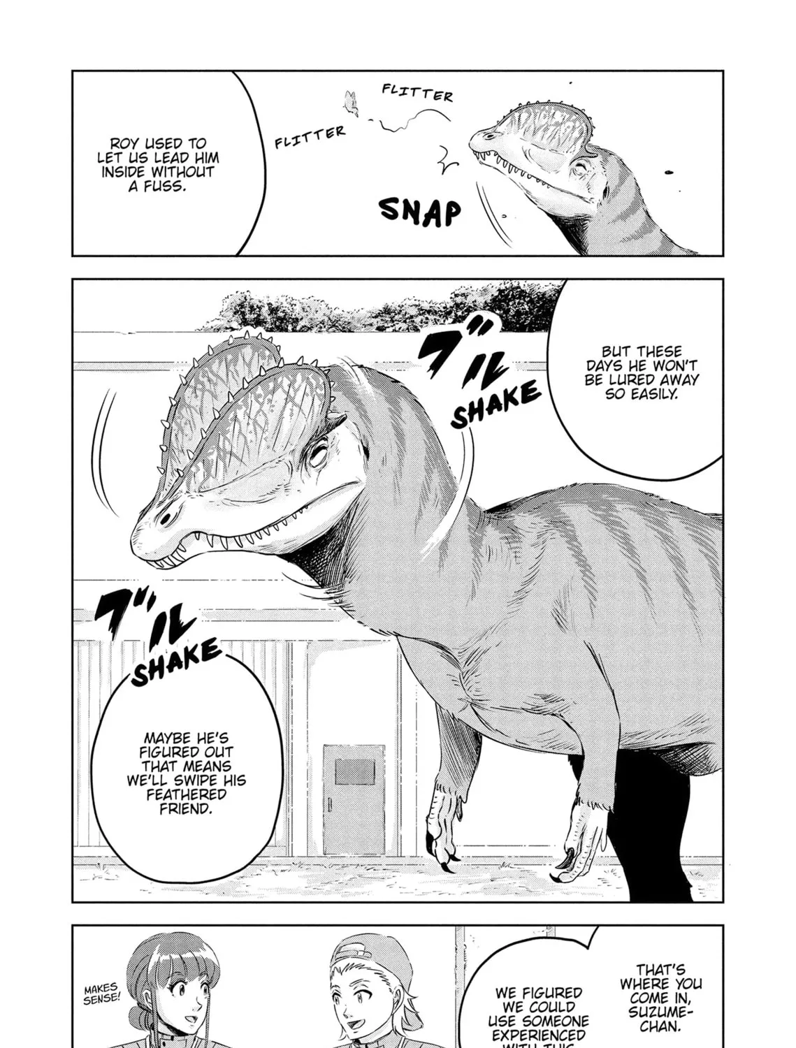 Read Dinosaur Sanctuary chapter 35 image 42 on Lezhin