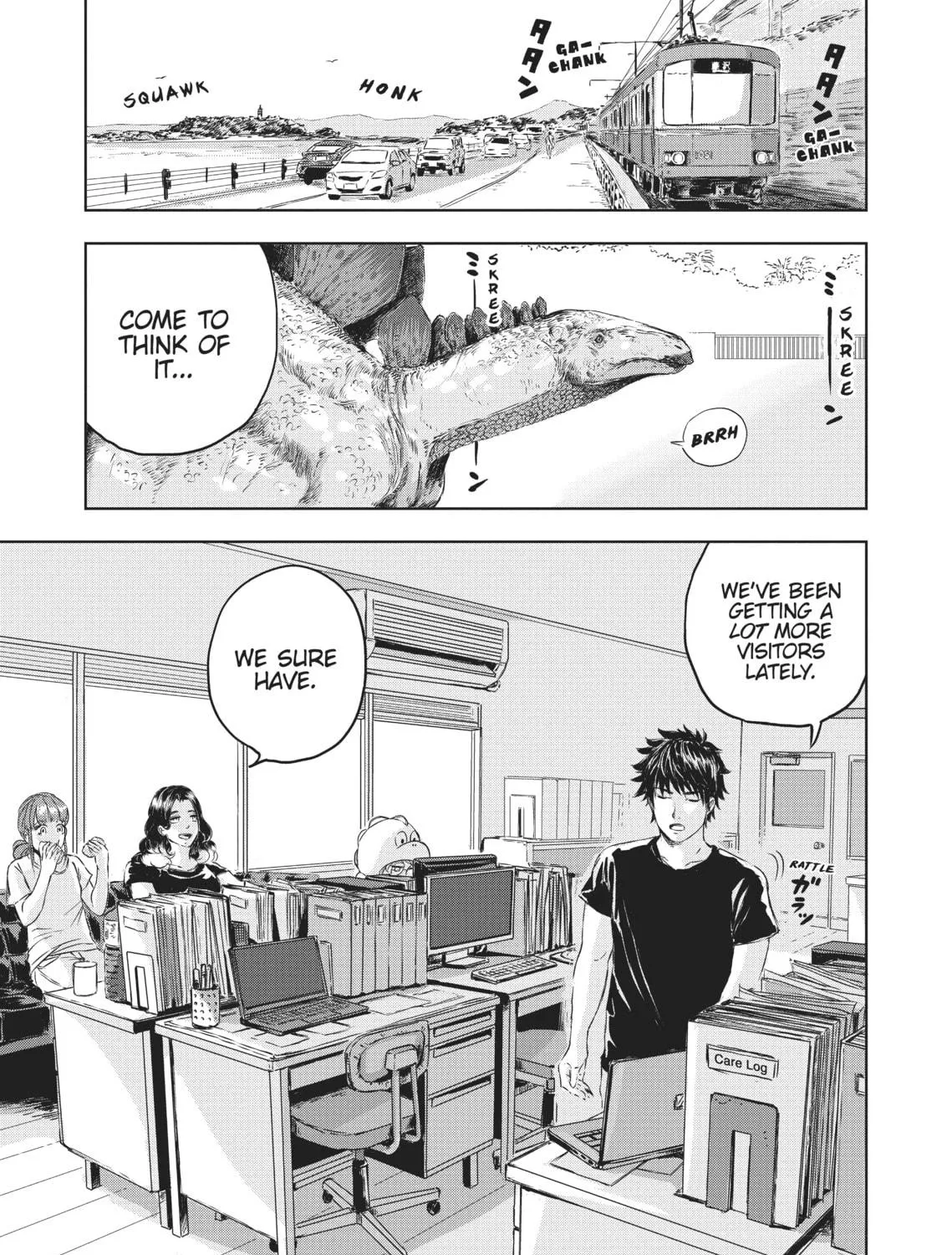 Read Dinosaur Sanctuary chapter 4 image 46 on Lezhin