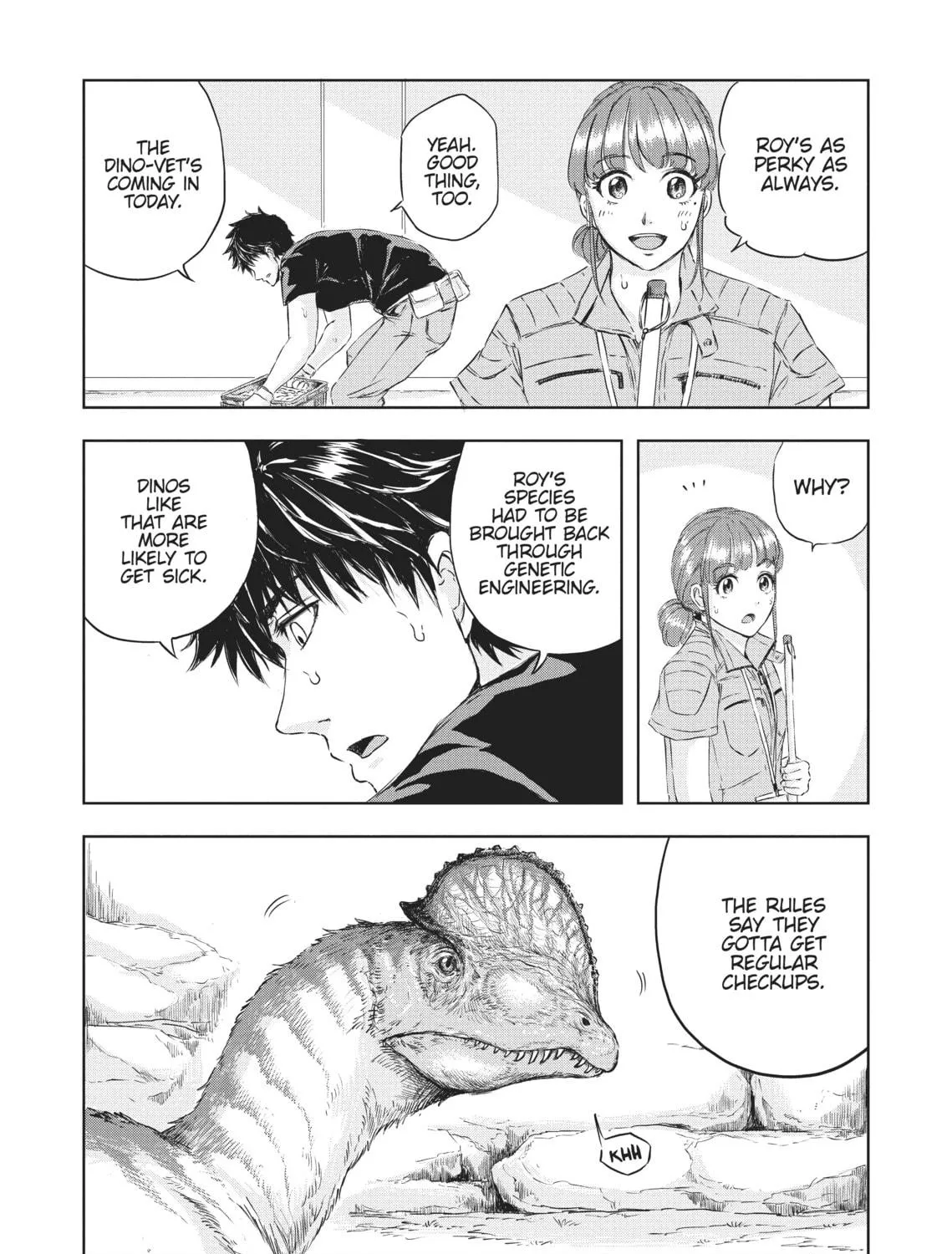 Read Dinosaur Sanctuary chapter 5 image 4 on Lezhin