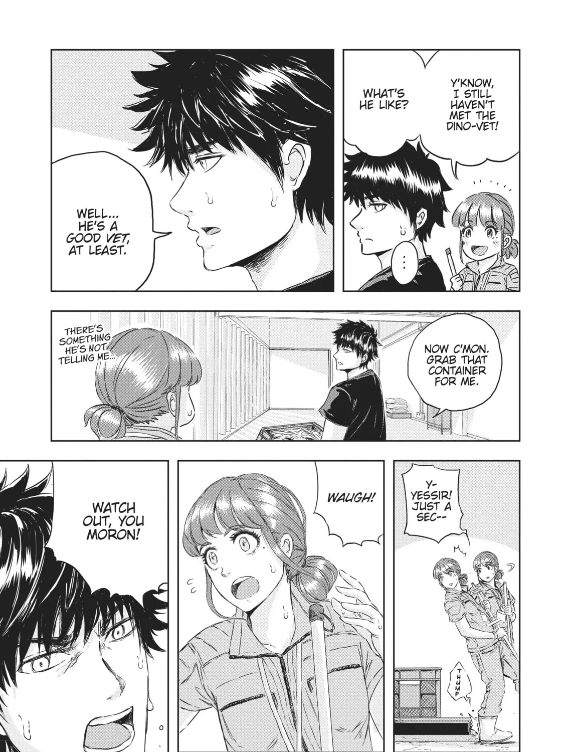 Read Dinosaur Sanctuary chapter 5 image 6 on Lezhin