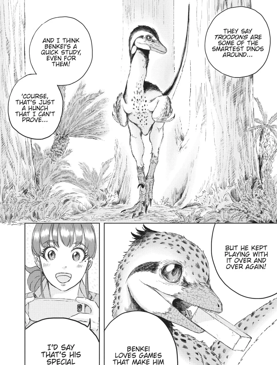 Read Dinosaur Sanctuary chapter 9 image 14 on Lezhin