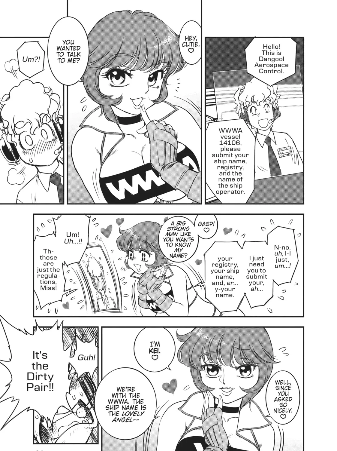 Read Dirty Pair chapter 1 image 26 on Lezhin