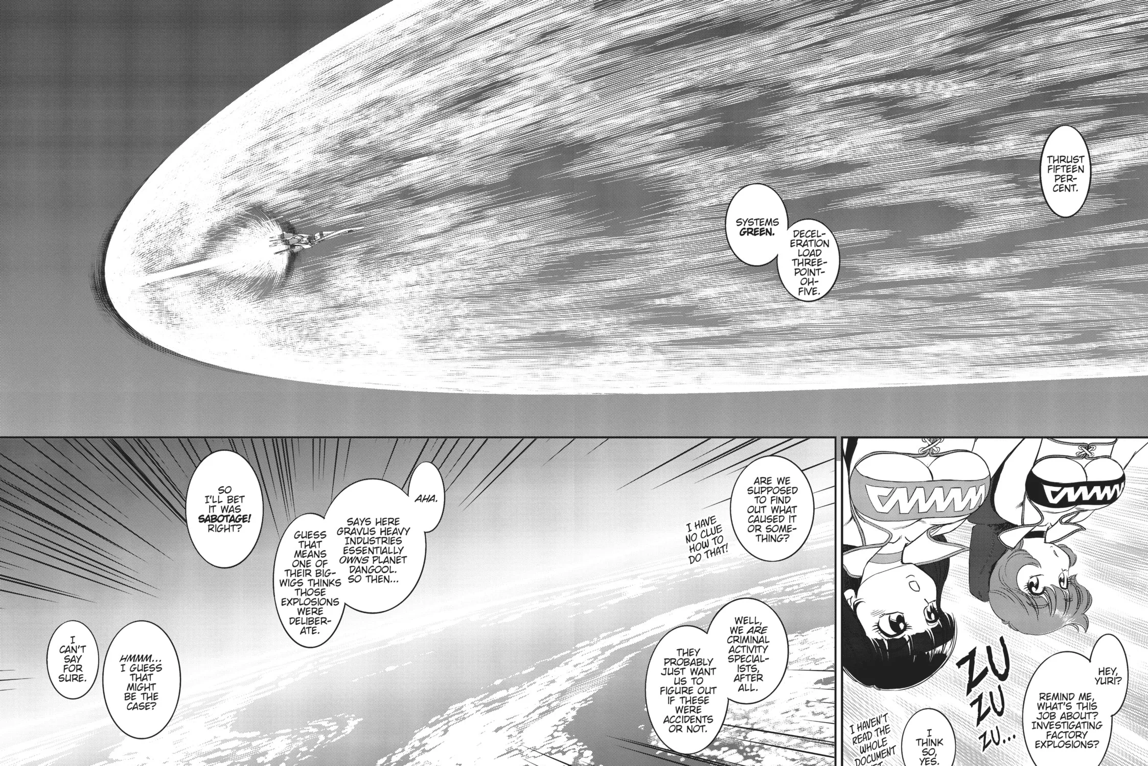 Read Dirty Pair chapter 1 image 36 on Lezhin